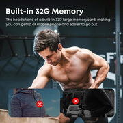 IPX8 Waterproof Headphones, Swimming-specific Bluetooth Headphones, Sports Wireless Earbuds