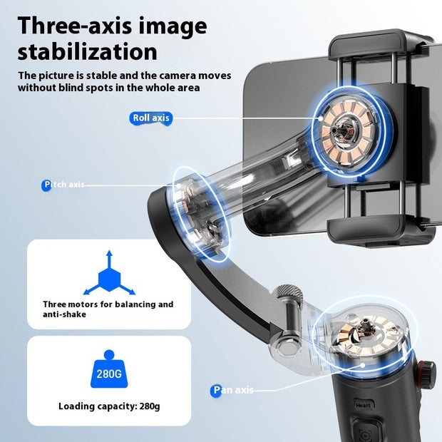 Intelligent AI Three-axis Head Stabilizer Tripod