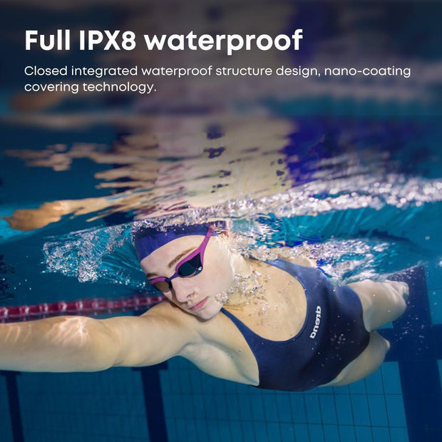 IPX8 Waterproof Headphones, Swimming-specific Bluetooth Headphones, Sports Wireless Earbuds