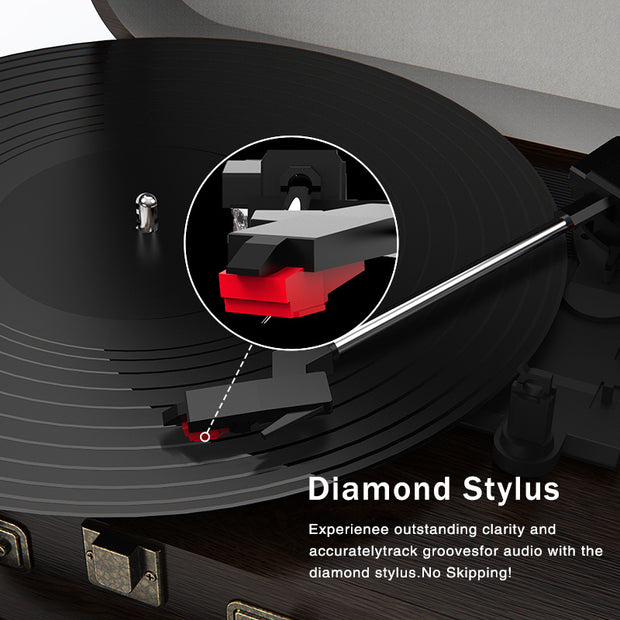 Record Player A3, Turntable, Record Player With 2 Stereo Speakers--Selling On Temu Is Prohibited