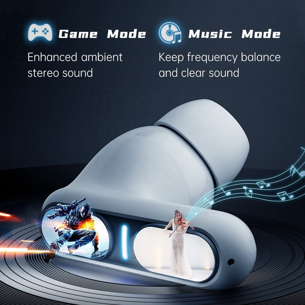 Langsdom Gaming Headset Bluetooth Earphone With Mic Bass Audio Stereo HiFi