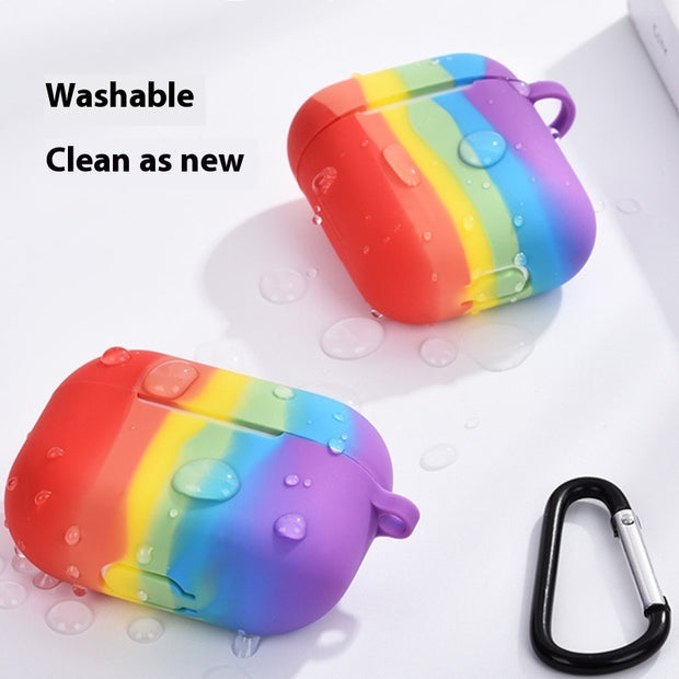 Applicable To Airpods Rainbow Wireless Bluetooth Earphone Cover