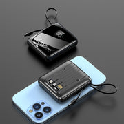 Mini-portable With Cable 20000 MA Power Bank PD225W Mobile Power Supply